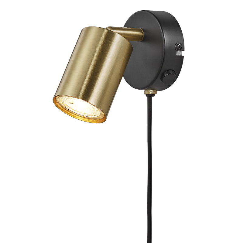 Nordlux Explore Wandlamp - Ø5,5cm - GU10 - Messing