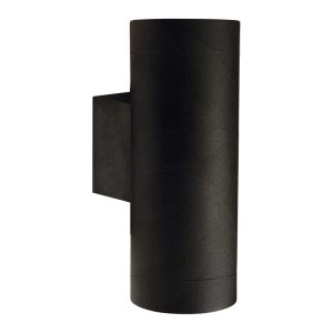 Nordlux Tin Wandlamp Buiten – Ø7,6cm – 2-lichts GU10 – IP54 – Zwart Nordlux Tin Wandlamp Buiten – Ø7,6cm – 2-lichts GU10 – IP54 – Zwart