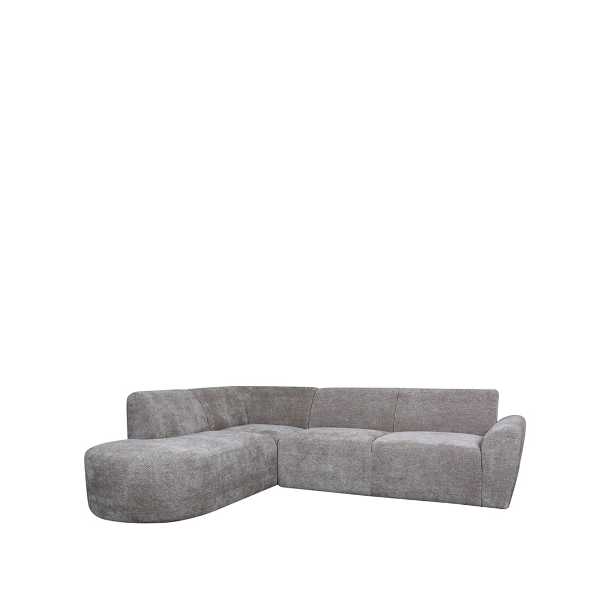LABEL51 Hoekbank Espen Links - Grijs Stof - 267x223x79cm