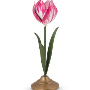 Pip Studio Kaarsenhouders – Tulp – Metaal – Oudroze – 26cm Pip Studio Kaarsenhouders – Tulp – Metaal – Oudroze – 26cm