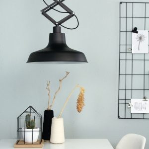 Mexlite hanglamp flex – 1 lichts – 37x 145 cm – zwart Mexlite hanglamp flex – 1 lichts – 37x 145 cm – zwart