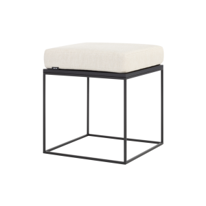 noo.ma FEO Poef – Black Oak / Creme Beige
