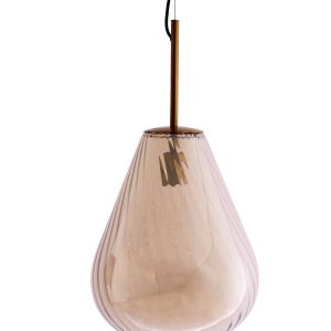 Light & Living hanglamp LEONA – brons – Ø33x43cm Light & Living hanglamp LEONA – brons – Ø33x43cm