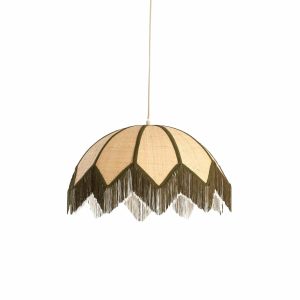 Light & Living hanglamp Sulina – groen – Ø55cm Light & Living hanglamp Sulina – groen – Ø55cm