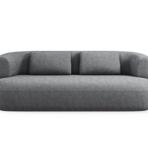 Micadoni Bank Jenny 3-zits, chenille, donkergrijs – 90x178x73cm Micadoni Bank Jenny 3-zits, chenille, donkergrijs – 90x178x73cm