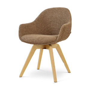 Nolon Noor-Mae draaibare eetkamerstoel bruin blend – walnoot houten on Nolon Noor-Mae draaibare eetkamerstoel bruin blend – walnoot houten on
