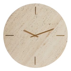 Light & Living klok JENAY – 43×1.5x43cm – bruin Light & Living klok JENAY – 43×1.5x43cm – bruin