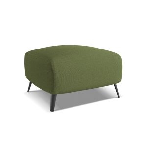 LaMiaSofa Poef Genova – chenille stof – flessengroen – 65x65x44 LaMiaSofa Poef Genova – chenille stof – flessengroen – 65x65x44