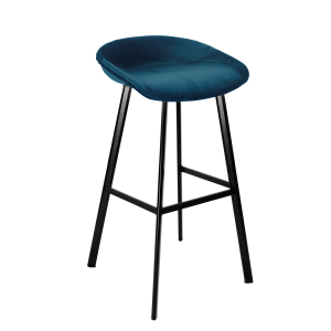 Kick barkruk Finn – 70cm – Donkerblauw