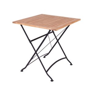 MaximaVida inklapbare vierkante tuintafel Toscana 70 cm zwart – 100% F MaximaVida inklapbare vierkante tuintafel Toscana 70 cm zwart – 100% F