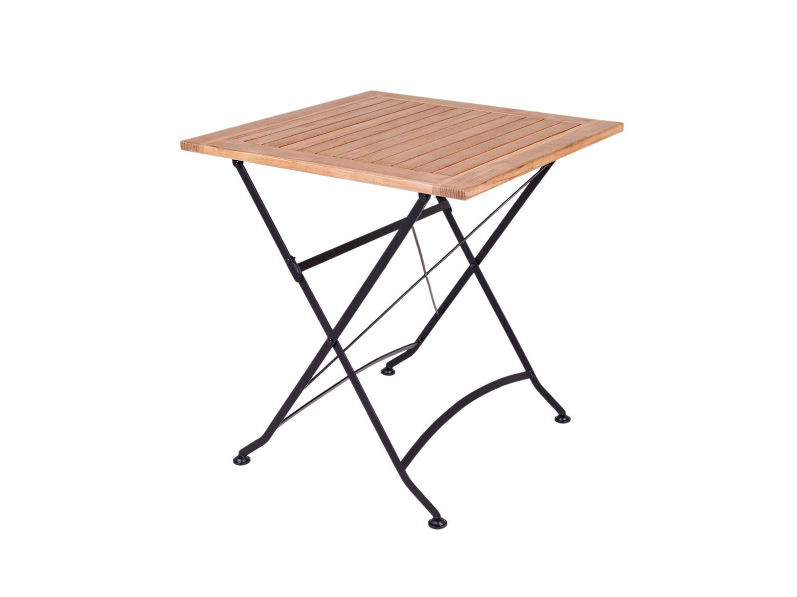 MaximaVida inklapbare vierkante tuintafel Toscana 70 cm zwart - 100% F