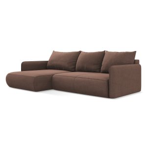 LaMiaSofa hoekbank links Palermo – textuurstof – poederroze – 240x148x LaMiaSofa hoekbank links Palermo – textuurstof – poederroze – 240x148x