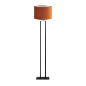 Light & Living vloerlamp Shiva/Velours – zwart, terra – 40x40x170cm Light & Living vloerlamp Shiva/Velours – zwart, terra – 40x40x170cm
