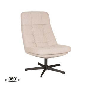 LABEL51 Fauteuil Alvar – Naturel Bouclé – 57x53x83cm LABEL51 Fauteuil Alvar – Naturel Bouclé – 57x53x83cm