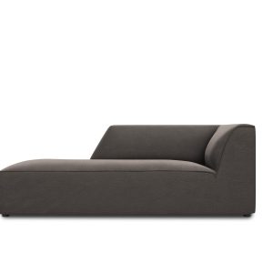 Micadoni linker meridiaan Ruby flueel, donkergrijs – 180x93x69cm