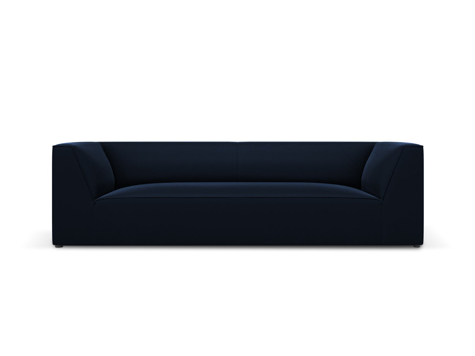 Micadoni Bank Ruby 3-zits, flueel, koningsblauw - 93x232x69cm
