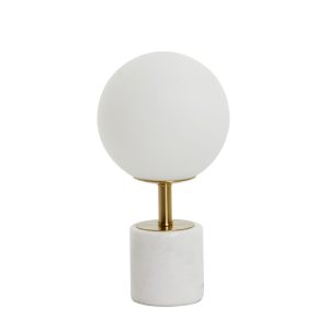 Light & Living tafellamp Medina – wit – Ø20cm Light & Living tafellamp Medina – wit – Ø20cm