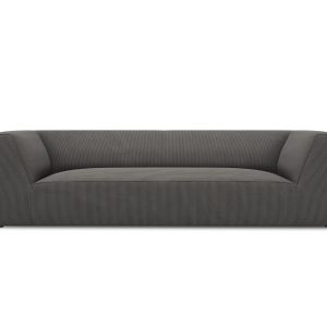 Micadoni Bank Ruby 3-zits, ribfluwelen, donkergrijs – 93x232x69cm Micadoni Bank Ruby 3-zits, ribfluwelen, donkergrijs – 93x232x69cm