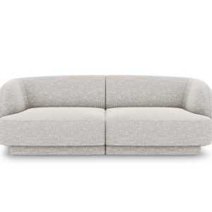 Micadoni Bank Miley 2-zits, chenille, lichtgrijs – 90x180x70cm Micadoni Bank Miley 2-zits, chenille, lichtgrijs – 90x180x70cm
