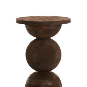 Light & Living bijzettafel MIRTO – Ø40x50cm – bruin Light & Living bijzettafel MIRTO – Ø40x50cm – bruin