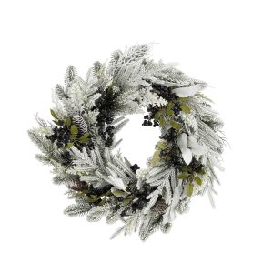 Mica Decorations Vesper Kerstkrans met Dennenappels – H13 x Ø50 cm – Z Mica Decorations Vesper Kerstkrans met Dennenappels – H13 x Ø50 cm – Z
