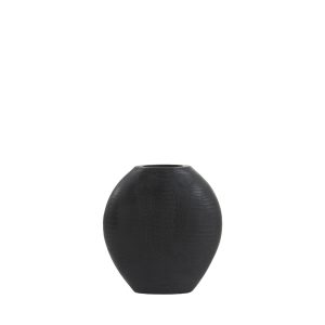 Light & Living vaas Skeld – zwart – 29.5x8x31.5cm Light & Living vaas Skeld – zwart – 29.5x8x31.5cm