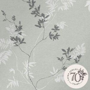 Laura Ashley Vliesbehang – Mari – Mineral Green – Groen 10mx52cm Laura Ashley Vliesbehang – Mari – Mineral Green – Groen 10mx52cm