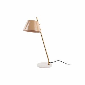 Leitmotiv tafellamp Savvy – bruin – 19x33x53cm Leitmotiv tafellamp Savvy – bruin – 19x33x53cm