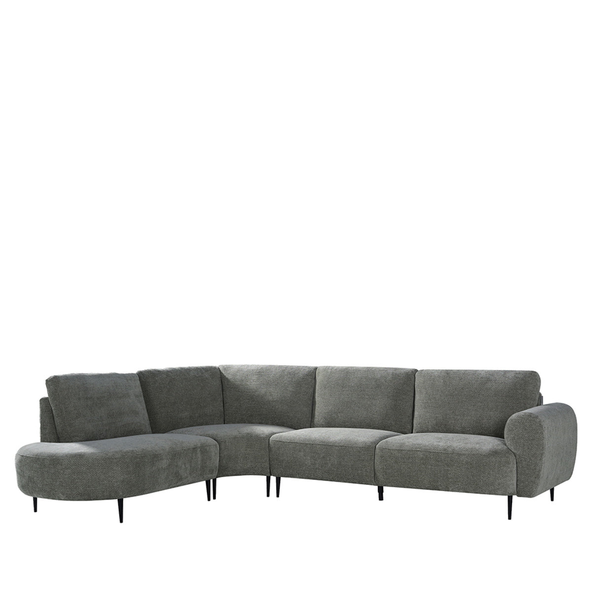 LABEL51 Hoekbank Milano Links - Beige Stof - 300x232x72cm