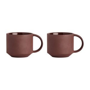 OYOY Mok – Set van 2 Yuka – terracotta OYOY Mok – Set van 2 Yuka – terracotta