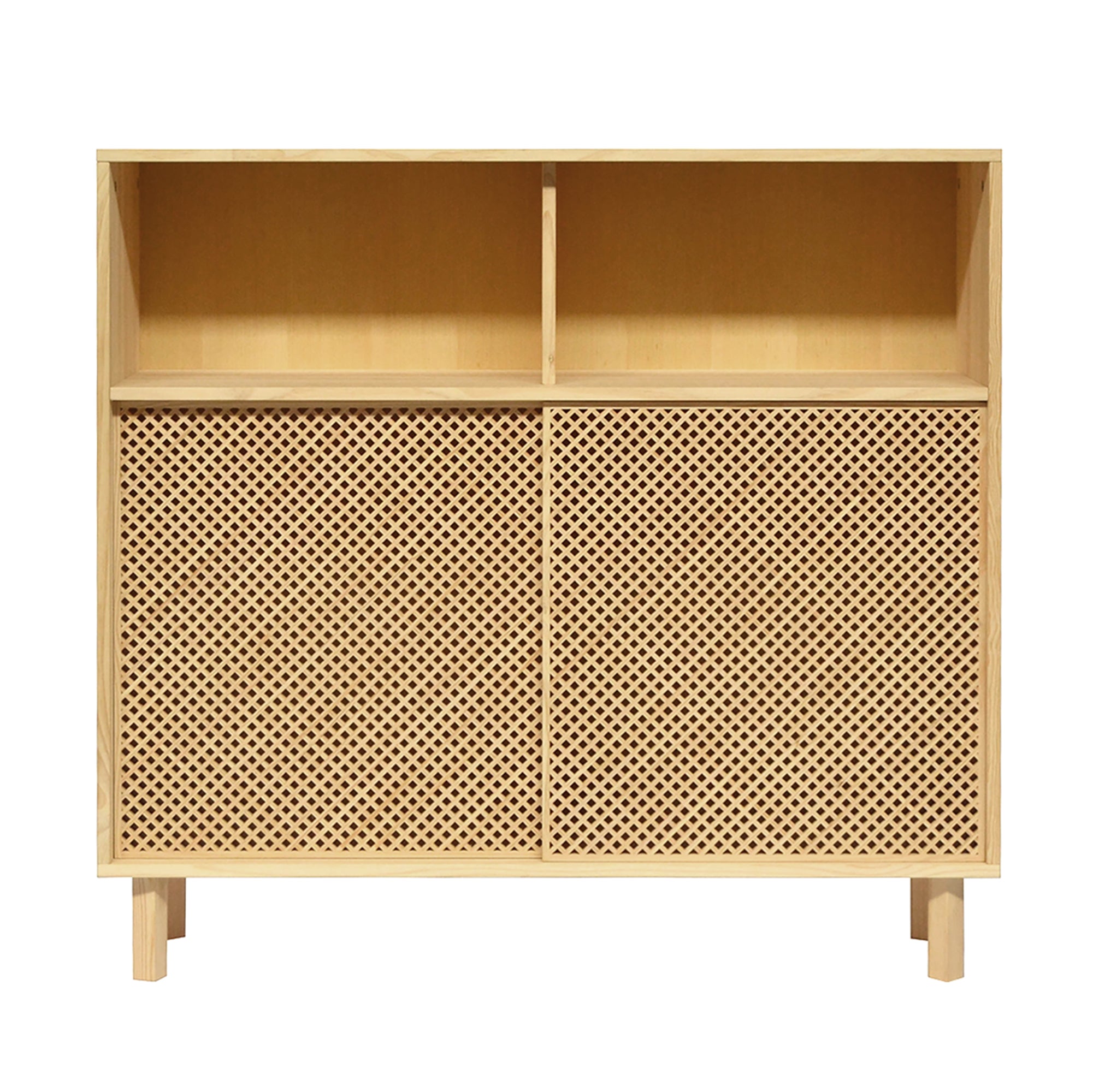 Naan Furniture Dressoir Cadaqués - Natuurlijk gelakt massief grenen -