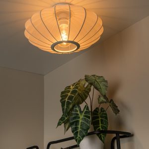Lucide plafonnière CORINA – 1xE27 – Beige Lucide plafonnière CORINA – 1xE27 – Beige