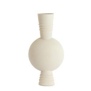 Light & Living vaas Kavansi – wit – Ø21cm Light & Living vaas Kavansi – wit – Ø21cm