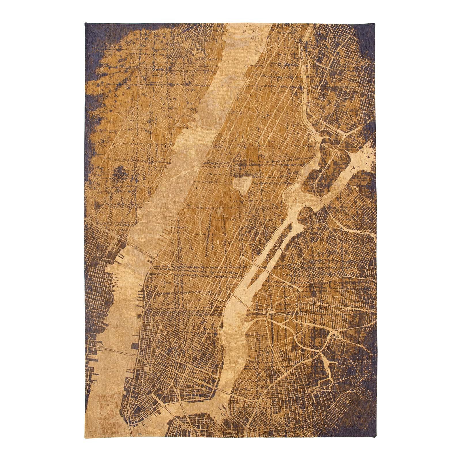 Louis De Poortere vloerkleed Gatsby Gold - geel - 200x280cm
