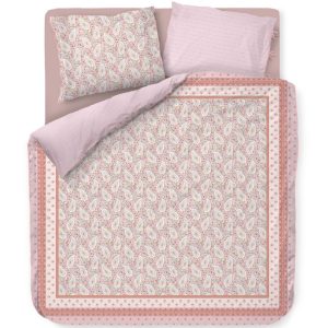 Pip Studio Dekbedovertrek Kairi Bloom – 260 x 200/220 cm – Licht roze