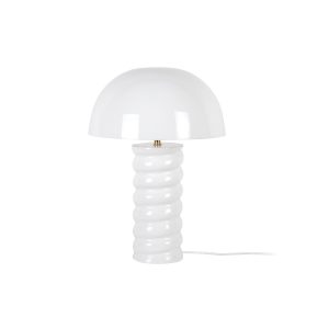 Leitmotiv tafellamp Gracio – wit – 30x30x45cm – Paddenstoellamp Leitmotiv tafellamp Gracio – wit – 30x30x45cm – Paddenstoellamp