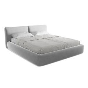 LaMiaSofa Bed met opbergruimte Milano – velours – grijs – 200x228x82 LaMiaSofa Bed met opbergruimte Milano – velours – grijs – 200x228x82