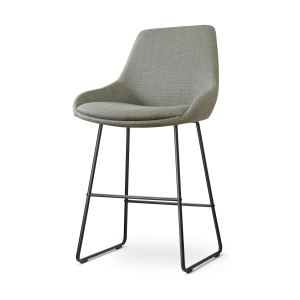 Nolon Nino-Isa Barkruk Saliegroen – Stof – Zwart Onderstel – 65 cm Nolon Nino-Isa Barkruk Saliegroen – Stof – Zwart Onderstel – 65 cm