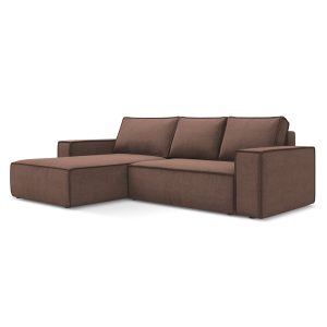 LaMiaSofa hoekbank links Livorno – textuurstof – poederroze – 290x185x LaMiaSofa hoekbank links Livorno – textuurstof – poederroze – 290x185x