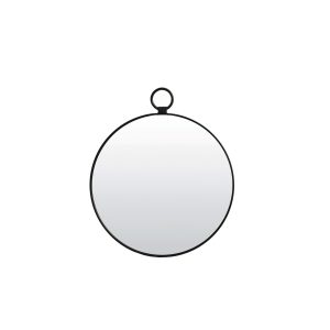 Luqaza spiegel Disa – zwart – Ø40cm Luqaza spiegel Disa – zwart – Ø40cm