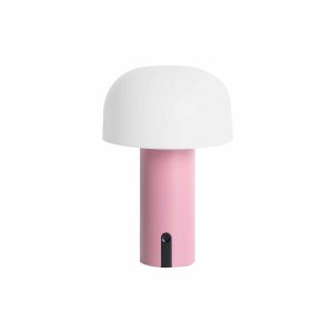 Leitmotiv tafellamp Luca LED – roze – 15x15x22.5cm – Paddenstoellamp Leitmotiv tafellamp Luca LED – roze – 15x15x22.5cm – Paddenstoellamp