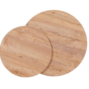 MaximaVida ronde set tafelbladen Kiev eiken fineer – 58 cm en 45 cm MaximaVida ronde set tafelbladen Kiev eiken fineer – 58 cm en 45 cm