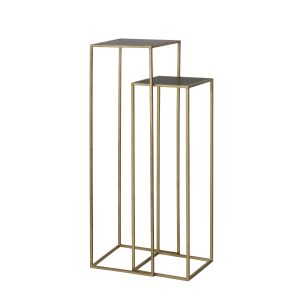 Light & Living bijzettafel BOCA – goud – 35x35x120cm Light & Living bijzettafel BOCA – goud – 35x35x120cm