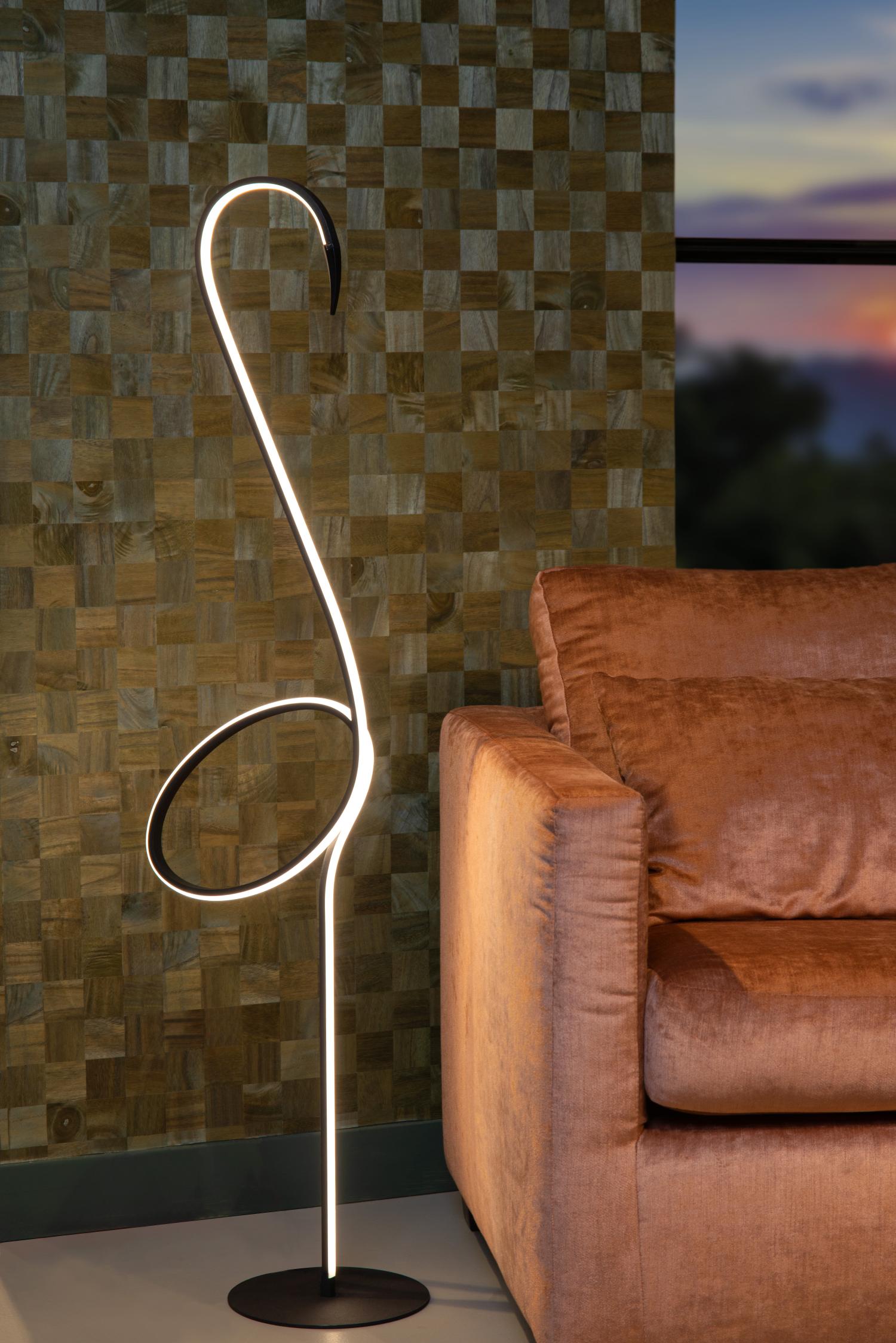 Lucide vloerlamp FLAMINGO - Geïntegreerde LED - Multicolor