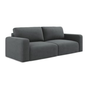 LaMiaSofa 3-zits slaapbank Ostia – textuurstof – grijs – 244x102x79 LaMiaSofa 3-zits slaapbank Ostia – textuurstof – grijs – 244x102x79