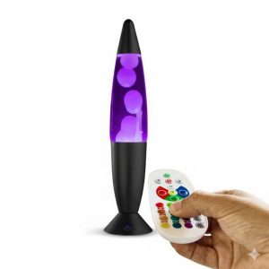 Lighto | Lavalamp zwart | 35 cm | RGB | 17 kleuren Lighto | Lavalamp zwart | 35 cm | RGB | 17 kleuren