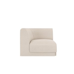 Micadoni Hoekmodule Miley boucle beige – 90x90x70cm