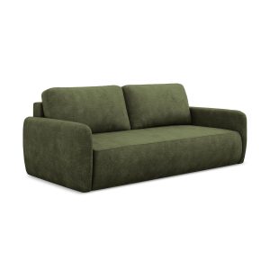 LaMiaSofa 3-zits slaapbank Corle – chenille stof – olijf – 218x102x86 LaMiaSofa 3-zits slaapbank Corle – chenille stof – olijf – 218x102x86