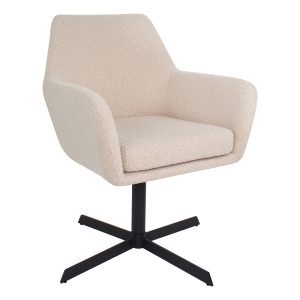 Kick draaistoel Viktor Boucle – Beige Kick draaistoel Viktor Boucle – Beige