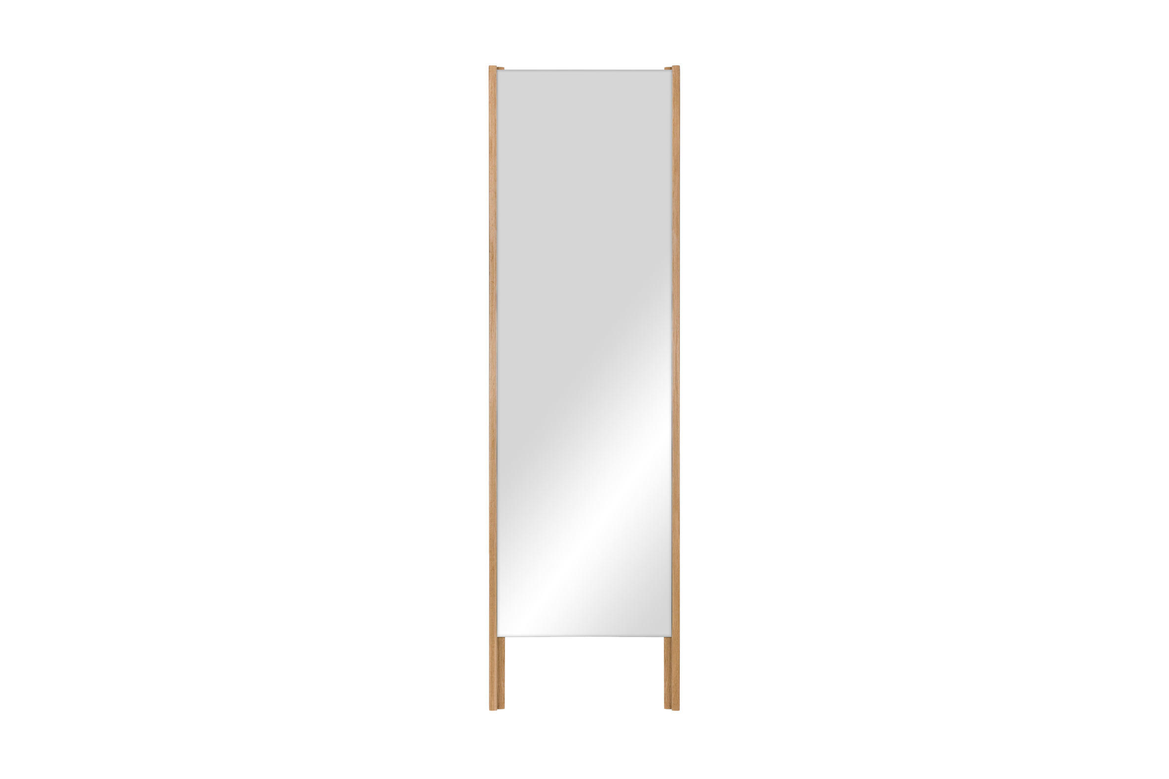 noo.ma Lun Leaning Mirror - Staande spiegel massief eiken 171,5 x 54 x